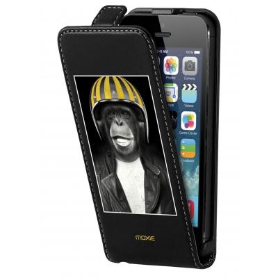 Etui à rabat iPhone 5s motif Monkey Helmet Yellow