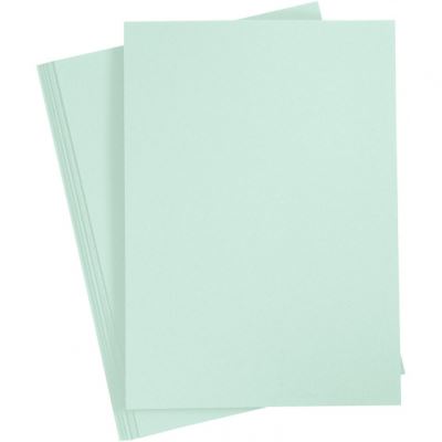 Creotime carton 21 x 29,7 cm 10 pièces vert pastel