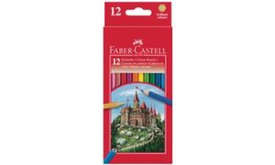 Faber-Castell - crayons de couleur CASTLE, étui de 12
