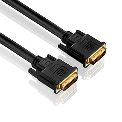 PureLink Câble DVI PureInstall Serie Dual Link avec connecteurs plaqués or 24 carats, résolution jusqu'à 2560 x 1600, prise mâle DVI-D (24+1) vers prise mâle DVI-D (24+1), conducteur cuivre OFC, triple blindage (Import Allemagne)