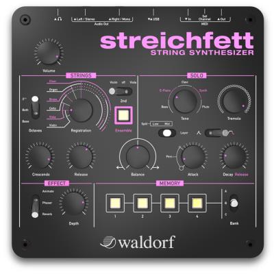 Synthétiseurs WALDORF STREICHFETT Numériques