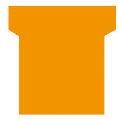 Acco - Fiche Plan Indice 1,5 Orange - Paquet De 100