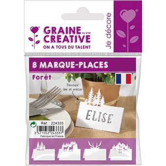 Marque place foret 8 pièces - graine créative