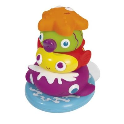 SIMBA TOYS LE JEU D'EMPILAGE POUR LE BAIN ABC, MULTICOLORE