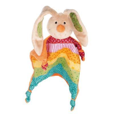 Sigikid - Doudou plat Lapin Arc-en-Ciel