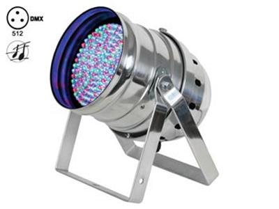 Velleman - Projecteur LED par56 - modèle court - chromé - double support - 108 x LEDs 10mm