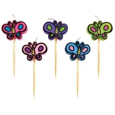 Ibili 786200 Lot 5 Bougies Papillons