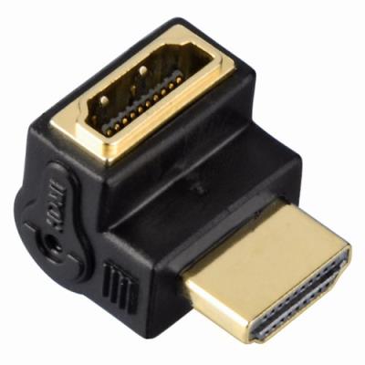 Hama Adaptateur coudé HDMITM haute vitesse, fiche mâle - fiche femelle, 90°