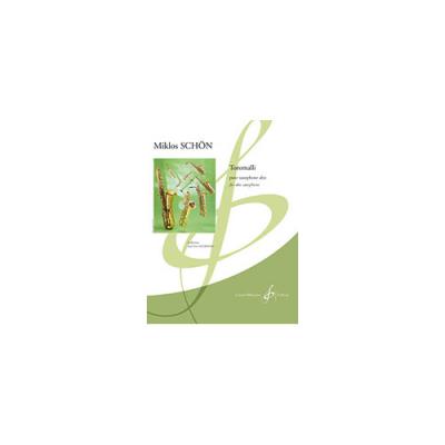 Partitions classique BILLAUDOT SCHON MIKLOS - TOROMALLI - SAXOPHONE SEUL Saxophone