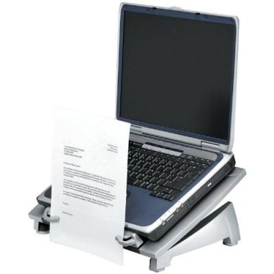 Fellowes Plus Office Suites Support pour ordinateur portable Noir et Argent
