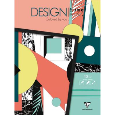 Carnet de coloriage CLAIREFONTAINE Home Book