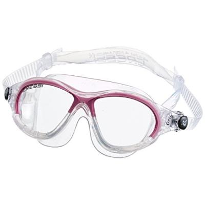 Cressi mini cobra lunettes de natation pour enfant - clear rose