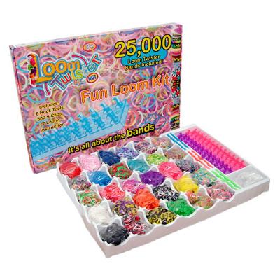 Loom Twister - Kit de Création Bracelets - 25 000 Elastiques + Métier à Tisser