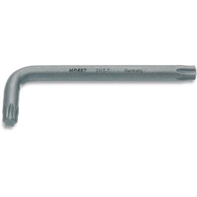 HAZET  2115-T55 Cl&eacute; m&acirc;le coud&eacute;e torx int&eacute;rieur Taille T&thinsp;55