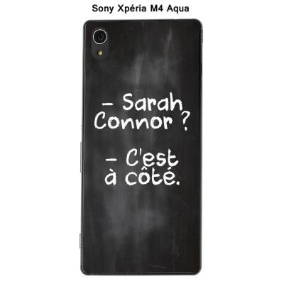 Coque Sony Xpéria M4 Aqua - Citation tableau-27