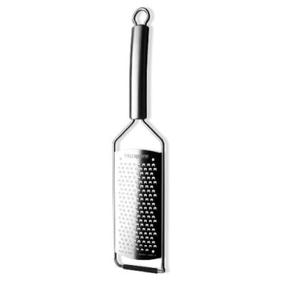 MICROPLANE - RÂPE GROS GAINS - MANCHE ACIER INOXYDABLE
