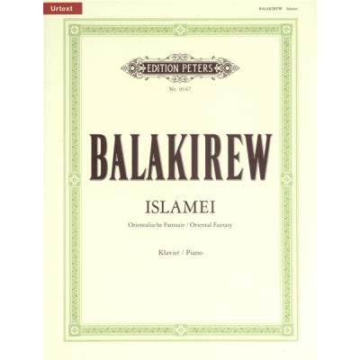 Partitions classique EDITION PETERS BALAKIREV MILY ALEXEYEVICH - ISLAMEI - PIANO Piano