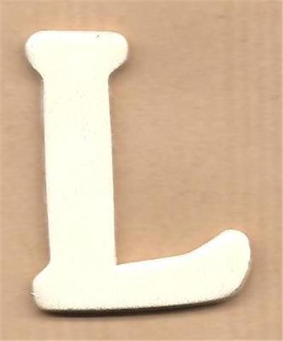 Lettre en bois 4 cm L