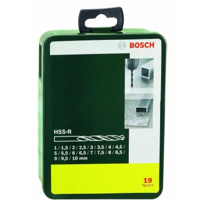 BOSCH 2607019435 COFFRET DE MÈCHES HSS-R MÉTAL LOT DE 19