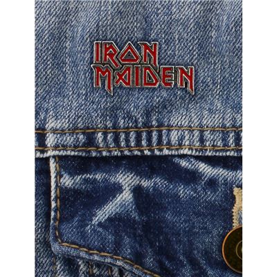 Iron Maiden Badge Alchemy Rocks Classic Logo Insigne de Pin d'émail