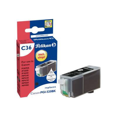 Pelikan C36 - zwart - inktcartridge (alternative for: Canon PGI-520BK)