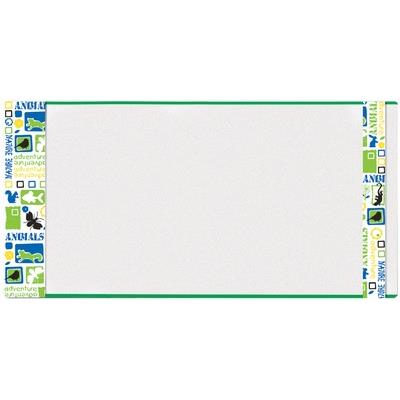 Herma buchschoner herm?x bio, (h)265 x (b)540 mm aus pp, grner rand, biologiemotiv auf der lasche, stabiler verschweiáter kant