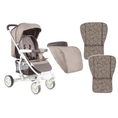 Poussette citadine 0+ S300 avec couvre-jambes Beige