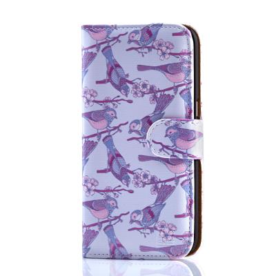Étui Samsung Galaxy S7 Edge -FloralBook- par 32nd® - Iris-Oiseaux