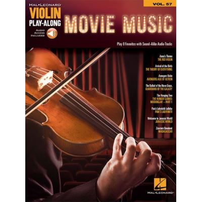 Violin Playalong Vol.057 Movie Music + Online Audio Access