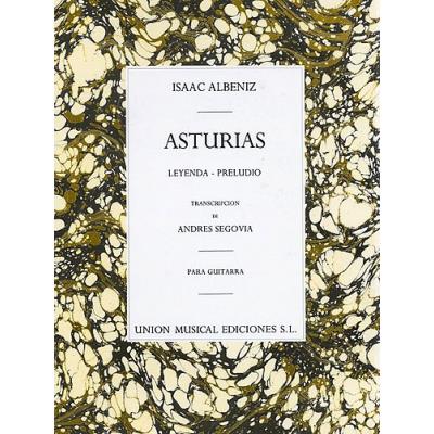 Partitions classique UME (Union Musical Ediciones) ALBENIZ ASTURIAS PRELUDIO GUITAR - GUITAR Guitare