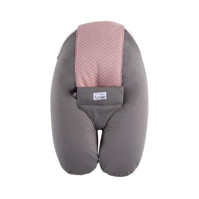 Tineo multirelax coussin de maternité évolutif jersey rose - gris