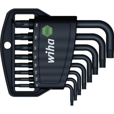 Jeu de clés coudées TORX®, Contenu : T 9 T 10 T 15 T 20 T 25 T 27 T 30 T 40