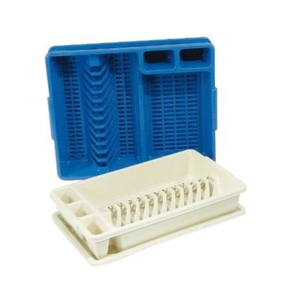 Axentia 232066 égouttoir à vaisselle avec plateau couleurs assorties 45 x 26 cm