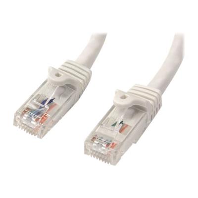 StarTech.com Cat6 netwerk kabel met Snagless RJ45 Connectors- Cat 6 patch kabel - 15 ft / 4,5 m, wit - verbindingskabel - 4.6 m - wit