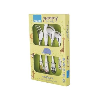 AMEFA KIDS SAFARI COUVERTS POUR ENFANT SAFARI INOX 4 PIÈCES