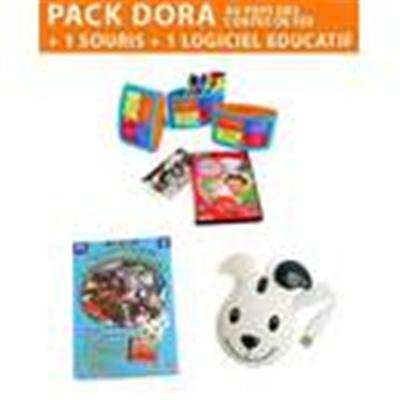 Pack Dora : Au Pays Des Contes De Fée + 1 Souris + 1 Logiciel Éducatif
