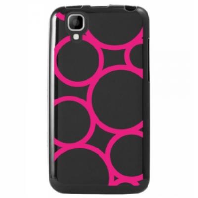 Coque souple pour Wiko Goa avec impression Motifs ronds fushias