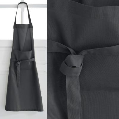 Tablier de cuisine gris canon