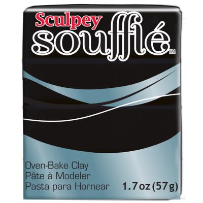 Pâte Sculpey Soufflé - Poppy seed (noir)