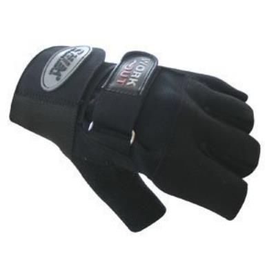 Chiba gants avec protège-poignets pour homme noir noir s