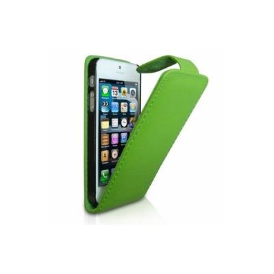 ozzzo housse coque étui cuir vert pour apple iphone 4 4s