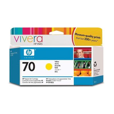 HP 70 - geel - origineel - inktcartridge