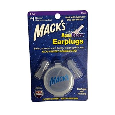 MACK S Mack's Bouchon D'oreille Surf Aquablock - 2 Pairs/Box Mixte
