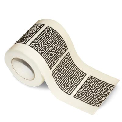 Papier toilettes wc en forme de labyrinthe pq
