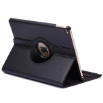 Ipad Air 2:Coque Housse Cuir (PU) Noir Texture Litchi Rotation 360°