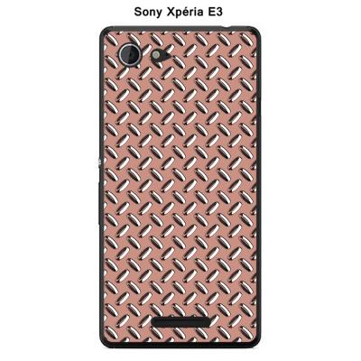Coque Sony Xpéria E3 - Métal couleur Marsala