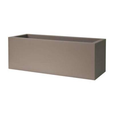 Jardiniere Kube Tourterelle - 100 Cm X 40 Cm X H 40 Cm - 73 L
