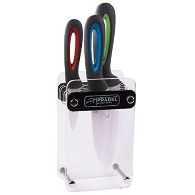 Pradel jean dubost 167 10543 stratos bloc de 3 couteaux céramique