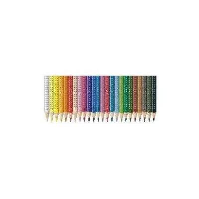 Faber-castell 1 x crayon couleur colour grip, blanc 112401