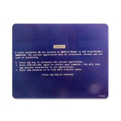 Tapis informatique écran bleu erreur fatale tapis de souris relief sexy fun insolite informatique